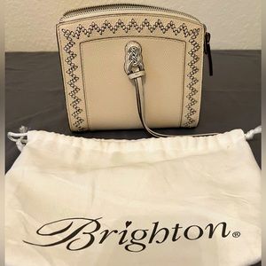 Brighton Gigi White Crossbody NWT and Dust Bag